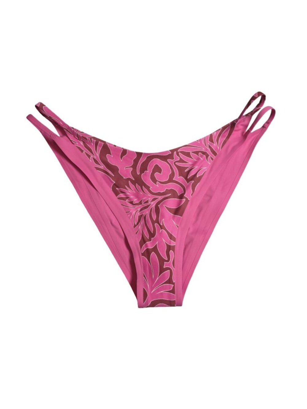 NWT - L Space Pink Billie Bitsy Swim Bottoms, Size Large